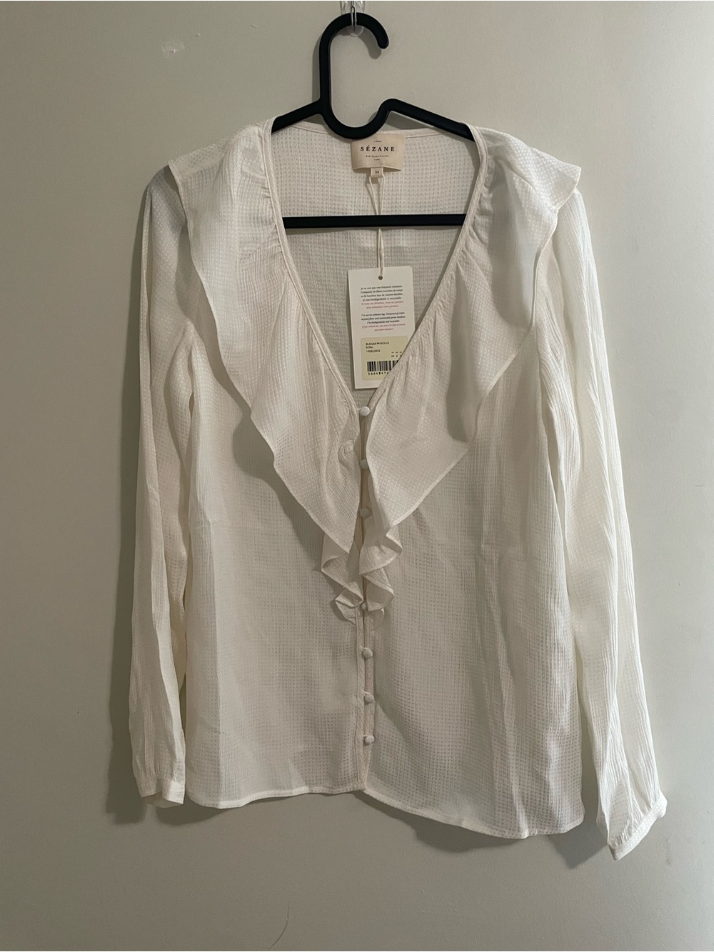 Sézane Silk Priscille Blouse